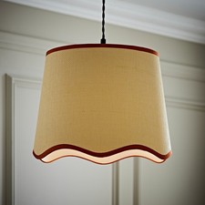 Scallop Trim Easy Fit Lampshade Ceiling Light Shade Large Small Pendant Lights