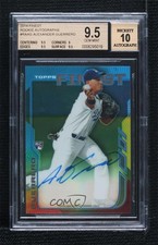 2014 Topps Finest Rookie Alex Guerrero Alexander BGS 9.5 GEM MINT Auto 0s3