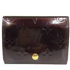 Auth Louis Vuitton Enveloppe Carte De Visite Card Hold Monogram Card Case M91409