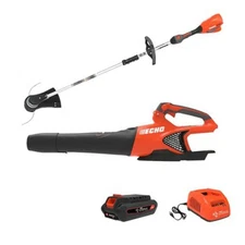 Echo DCPBVRVS1B eFORCE 56V Brushless Cordless Combo Kit w/ 16" String Trimmer, 1