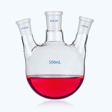 Laboratory Lab thick Glass glassware 50ml-1000ml Flask 14 -29 Chemistry Single