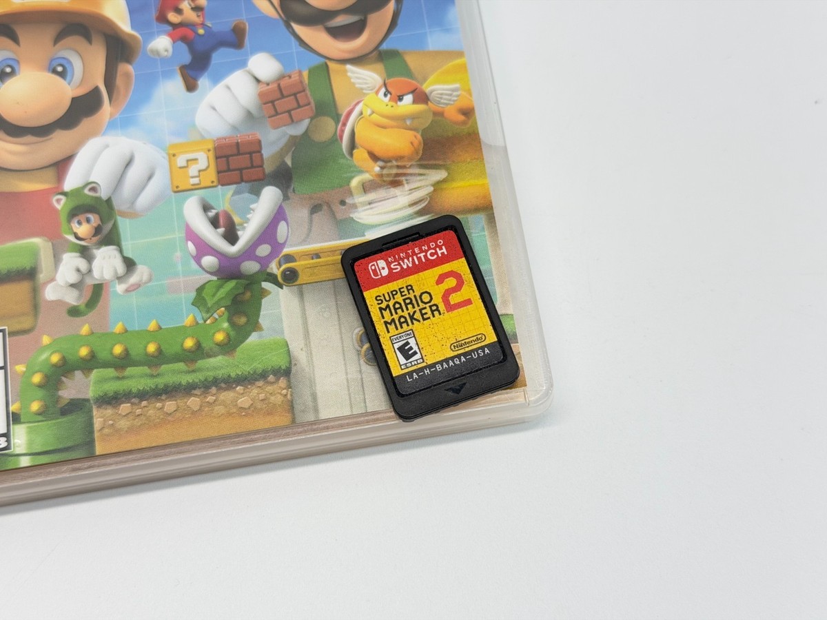 Super Mario Maker 2 (Nintendo Switch) Game & Case Tested | eBay