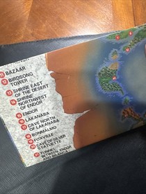 The World of Dragon Warrior IV Poster Map Nintendo NES Insert 4