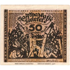[#293392] Germany, Bielefeld, 50 Milliarden Mark, 1923-02-15, AU