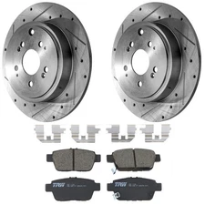 KIT-072924-3108 TRW Brake Disc and Pad Kits 2-Wheel Set Rear for Honda Ridgeline