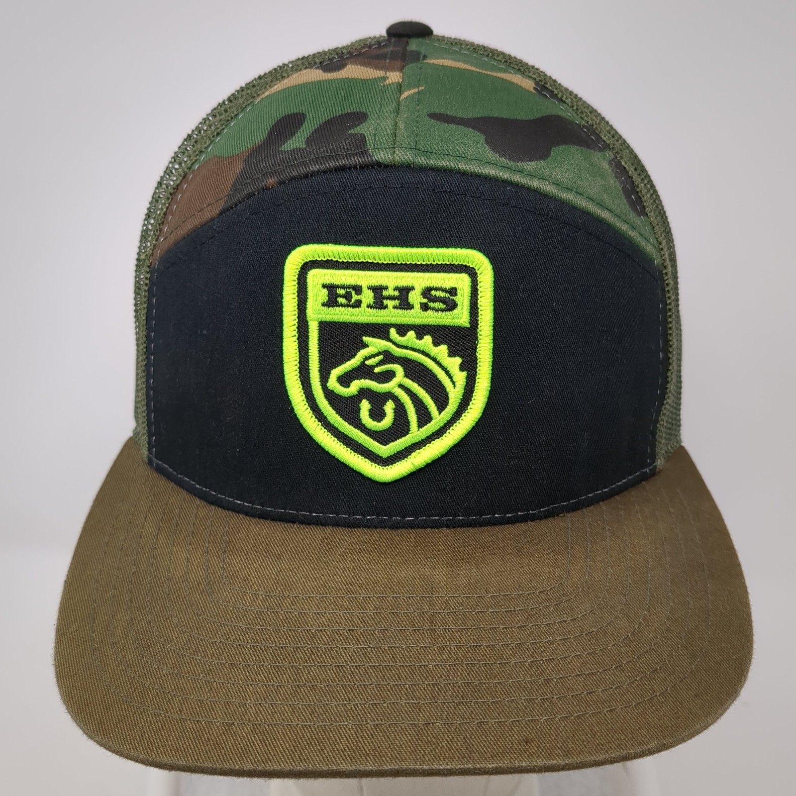 EHS Snapback Trucker Hat Multi One Size Adjustabl… - image 2