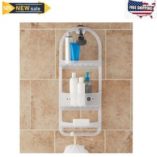 Mainstays Large Over the Shower Caddy with Shelves and Deep Basket, Heavy Duty