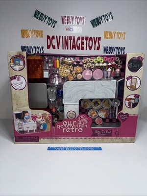 Our Generation Retro Diner Playset 40 Pieces Doll Accessories New  
