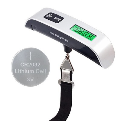Tragbare digitale Gepäckwaage 50 kg 110 Pfund LCD Waage für Reisekoffer