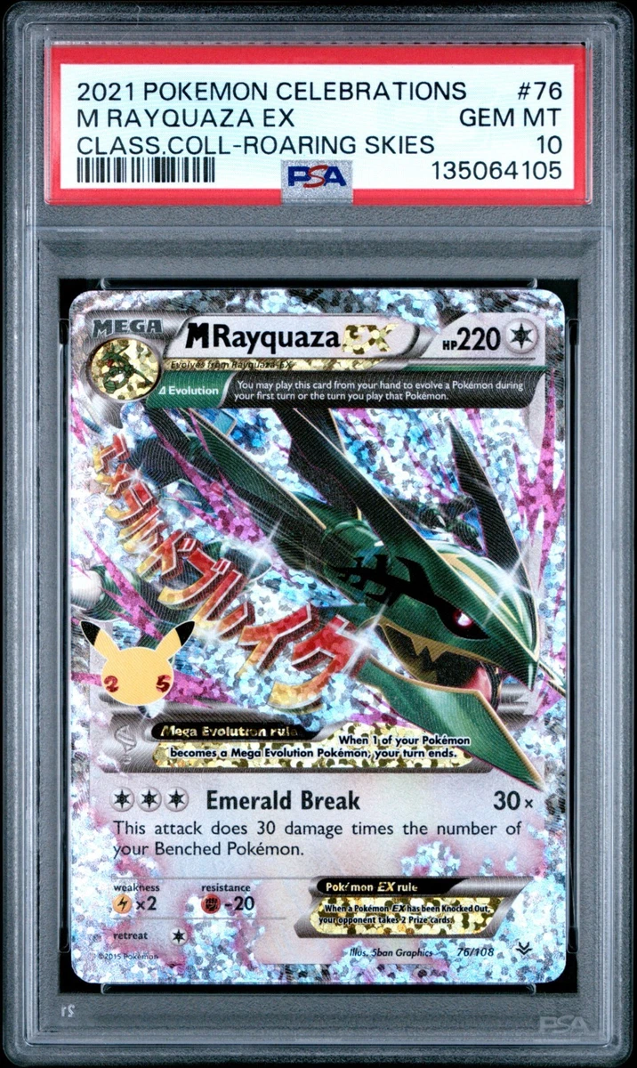 Pokémon TCG Grade 10 Rayquaza Individual Collectible Card Game