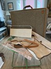 Vintage Hartmann Tweed Rolled Leather Rolling Suitcase Luggage with Accessories — photo 2