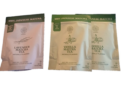 (3 Pack) Harmony 100% Japanese Vanilla & Lavender Matcha Tea Powder VEGAN 3@ 7oz