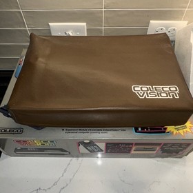 Colecovision Console System 2 Controllers No Cords - Untested W/ Super Controls