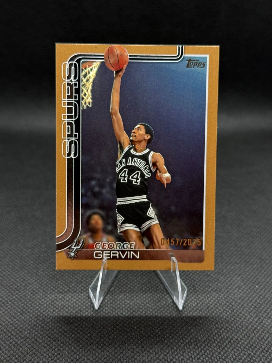 NBA ジョージ・ガービン フィギュア Topps George Gervin Basketball Serial Numbered Sports Trading