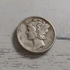 1944-S VF/XF Mercury Dime - 90% Silver - Free Shipping! #1