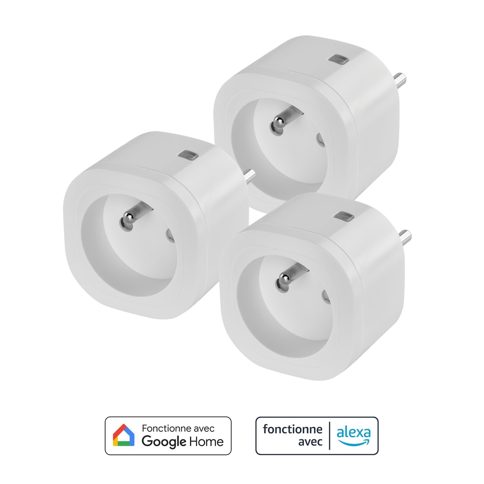 Prises connectées Netatmo Type E programmables par lot de 3 pour maison connectée - 2