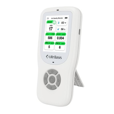 10-in-1 Raumluftqualitätsmonitor - AQI, CO2, HCHO & mehr für gesundes Zuhause