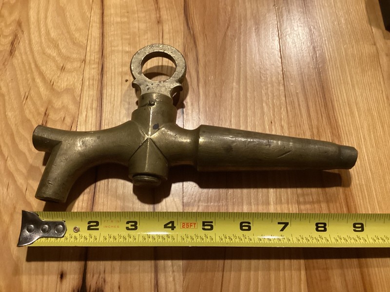 Vintage Antique Solid Brass Barrel Bung Spigot Keg Tap Breweriana 2