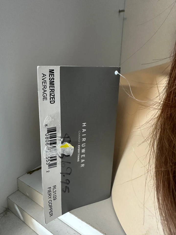 Pelucas de niña Vegas encaje frontal mono atado a mano LA PELUCA HIPNOTIZADO ROJO ESCARCHA Foto 2 de 4