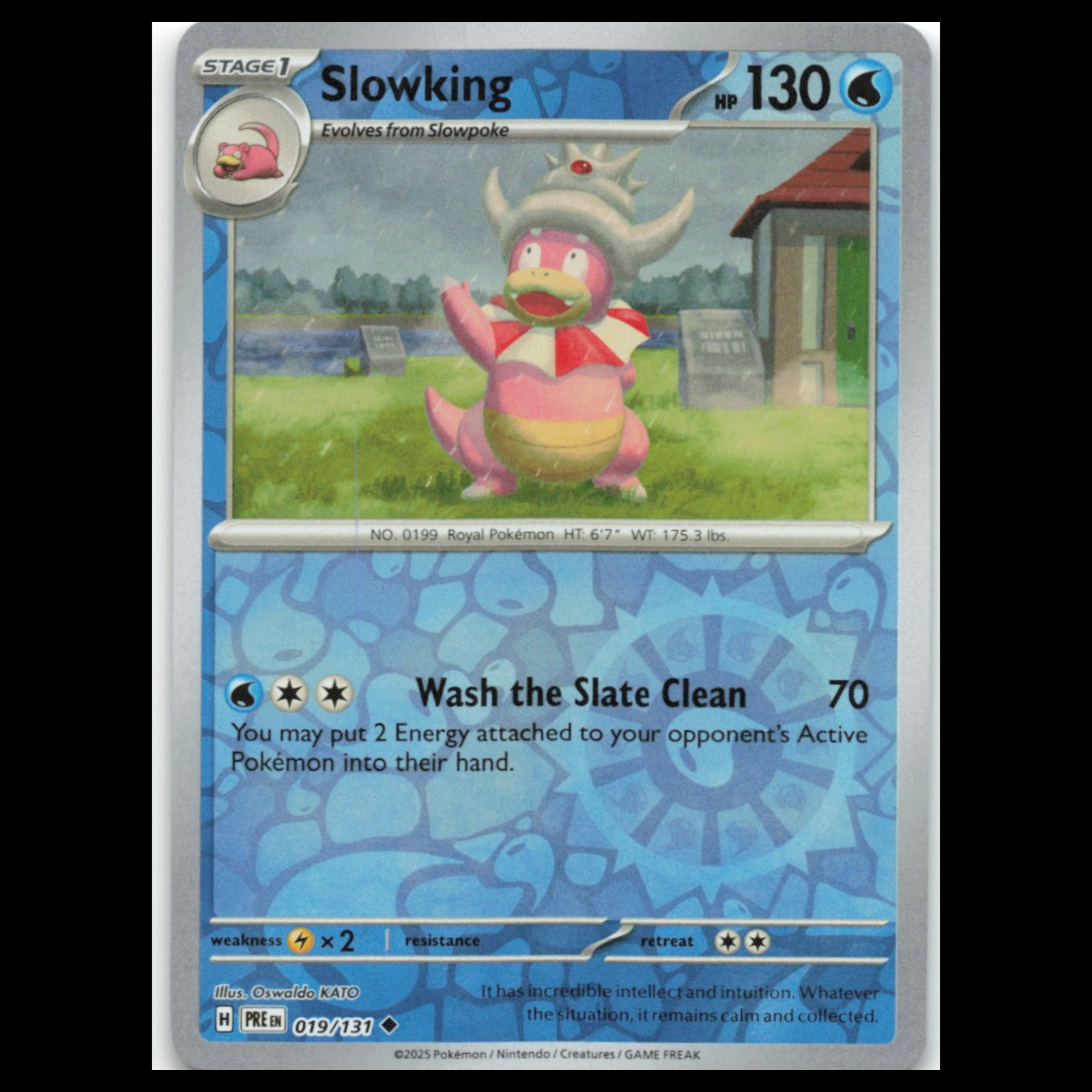 Slowking #19 2025 Scarlet - Violet Series - Prismatic Evolutions Uncommon Card
