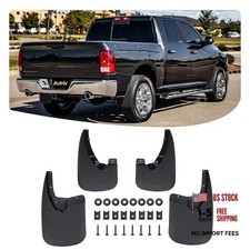 Mud Flaps for 2009-2018 Dodge Ram 1500/2500/3500 w/o Without OEM Fender Flares