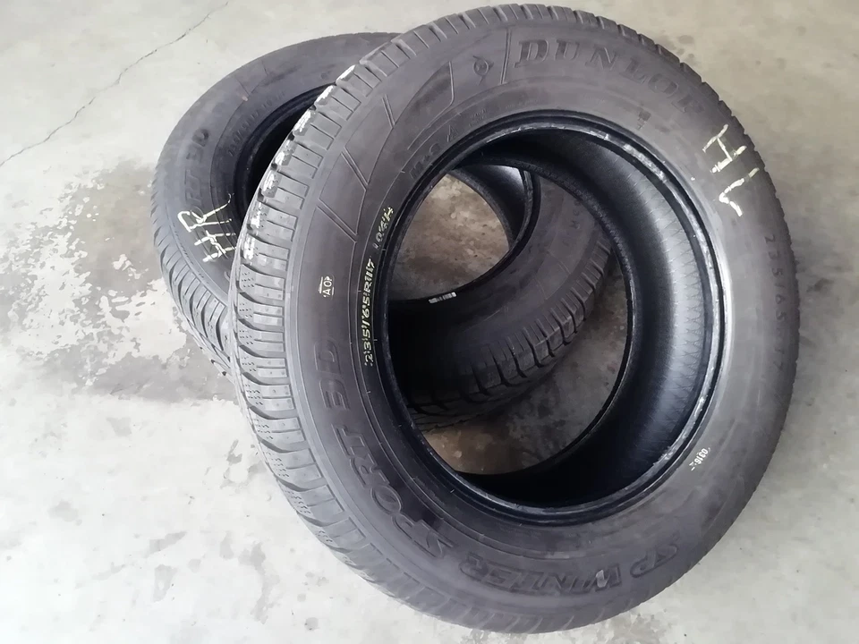 2x Winterreifen, 235/65 R17, 104V, Dunlop SP Winter Sport 3D,  AO - Audi - Bild 3 von 4