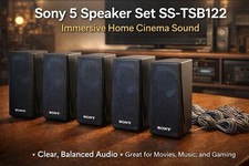 🔊 Sony SS-TSB122 Speaker Set – 5 Speakers | Home Cinema Surround Sound 🔊
