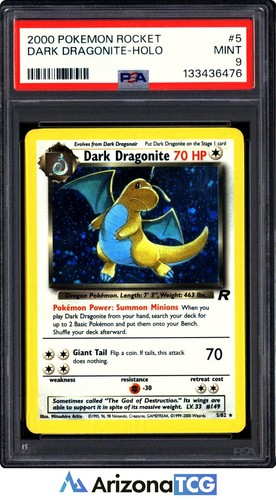 Dark Dragonite (Unlimited) graded PSA 9 for sale on eBay