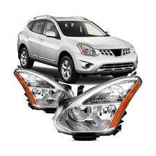 Headlights Assembly Compatible With 2008-2013 Nissan Rogue, 2014-2015 Nissan ...