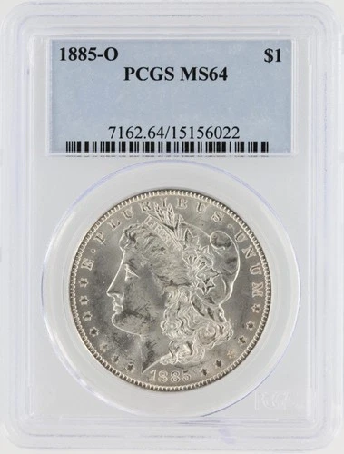 1885-O Morgan Dollar PCGS MS64 New Orleans Minted Silver Dollar No Reserve