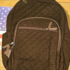 Quilted Black Diaper Bag Backpack Geometric Multicolor Lining Adjustable Strap