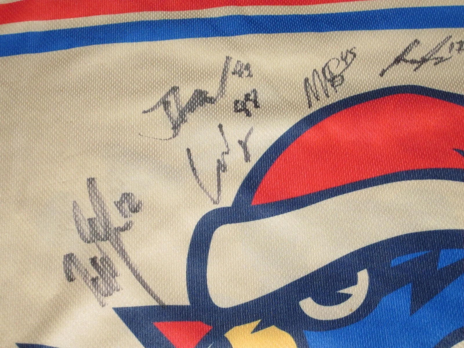 2025-2026 SPRINGFIELD THUNDERBIRDS TEAM SIGNED SGA JERSEY-26 GRAPHS-LUCIC-PECA