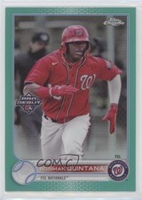 2022 Topps Pro Debut Chrome Aqua Refractor 42/75 Roismar Quintana #PDC-166 0q1p