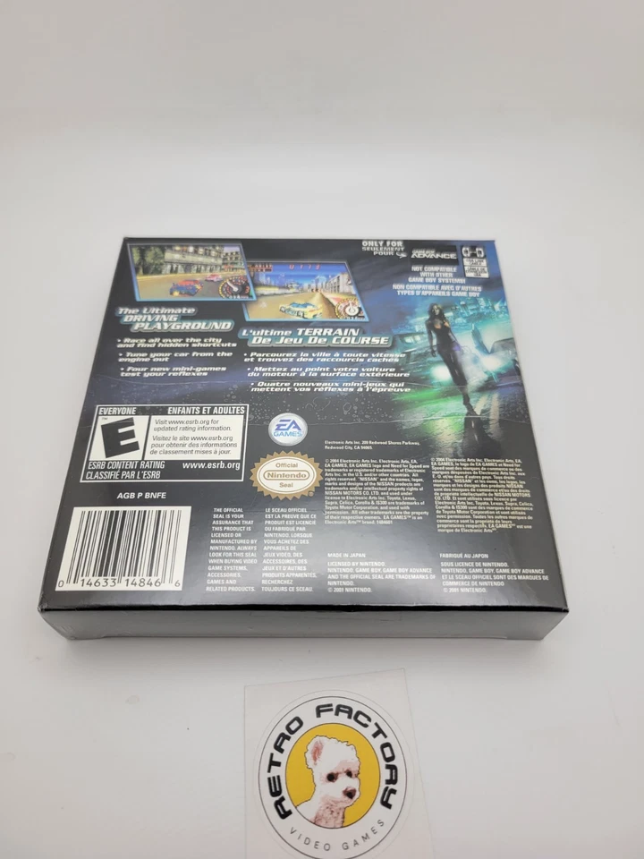 Need for Speed: Underground 2 (Nintendo Game Boy Advance, 2004) Brand New Sealed - Image 2 of 2