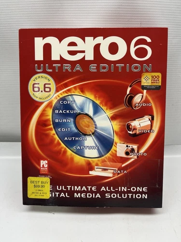 NEW Nero 6 Ultra Edition Version 6 Windows CD-ROM SEALED
