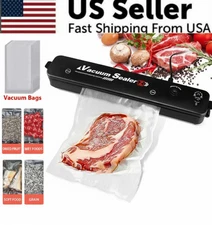 Vacuum Sealer Machine Food Preservation Storage Saver Automatic With Seal Bag