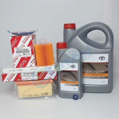 Genuine Toyota Avensis 2.2L Diesel Service Kit  2005-2008 With 5W30 Premium oil