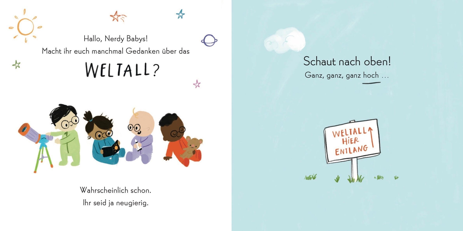 Thumbnail - Nerdy Babys - Weltall Emmy Kastner Buch Nerdy Babys 24 S. Deutsch 2021