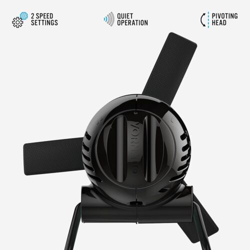 Small Personal Fan | Foldable Cooling for Desk, Nightstand, Tabletop, Travel and - Picture 2 of 7