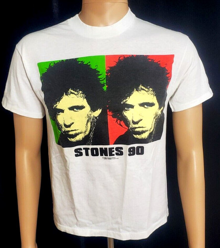 Stones 90/Keith Richards Urban Jungle Europe Tour 1990 Single S t-shirt SZ.Med.