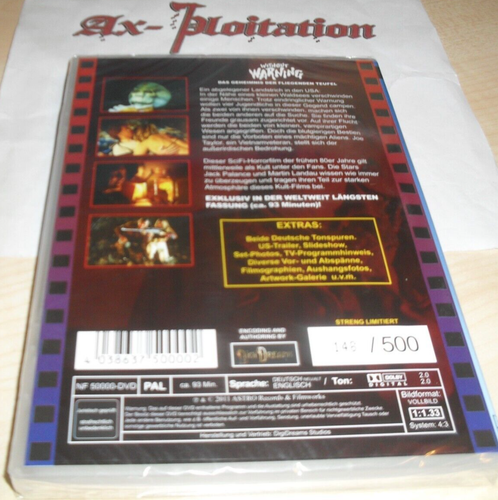 Das Geheimnis der fliegenden Teufel - Alien Shock / Limitierte DVD OVP 148/500 - Bild 2 von 4