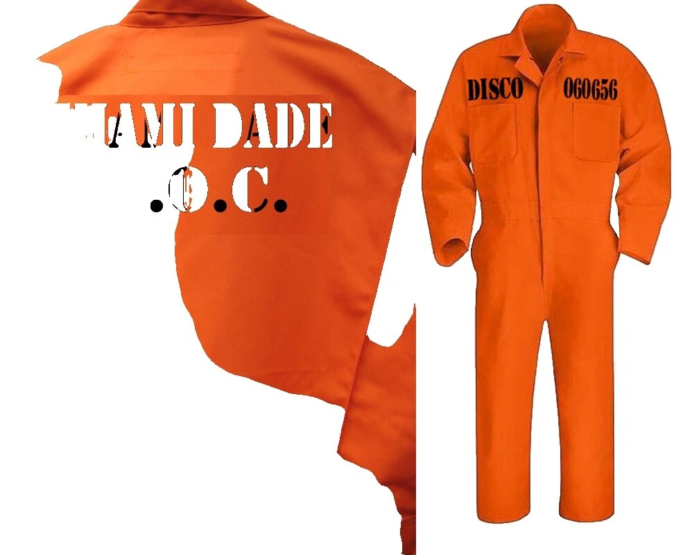 Mezcla de algodón convicto/prisionero/recluso disfraces para hombres