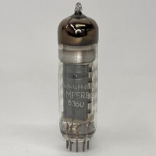 (1) Tested Amperex 6360 Tube Date Code H2 146H Made in Holland Twin Tetrode (a)