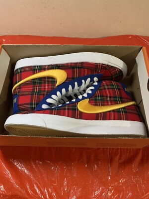 Nike Blazer Mid '77 Vintage Coming to America Plaid CW3044 600 Men's Size 9 | eBay