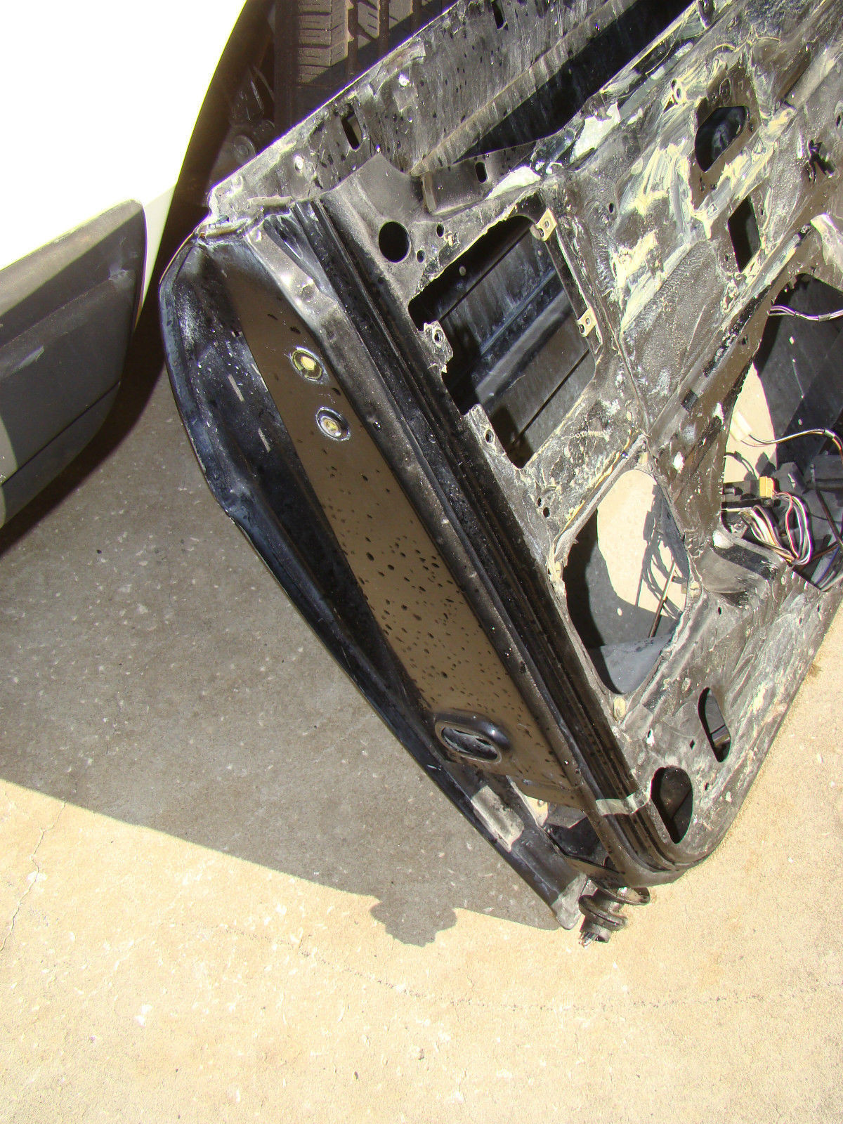ROLLS ROYCE DOOR REAR RIGHT SILVER SPUR 90 BLACK