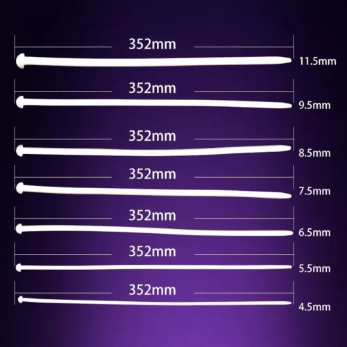 Silicone Penis Urethral Plug Urethra Stretching Stretcher Sounding Dilator Male - Picture 14 of 16