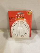 PYREX Kitchen Timer Vintage Long Ring 60 Minu...