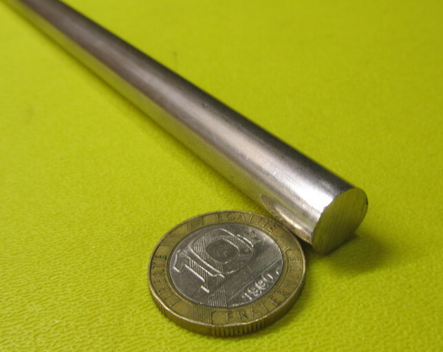 304 Stainless Steel Round Rod - 7/16" Diameter X 72" Long, Value Collection Brand