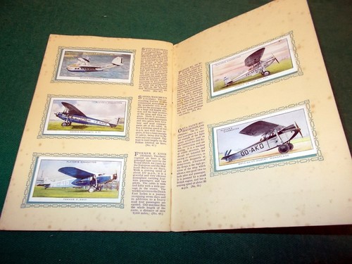 ALBUM "AEROPLANES CIVIL" FULL 50/50 STICKERS edizion John Player & Sons anni '40 - Picture 8 of 8