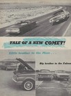 1960 Mercury Comet Vintage Magazine Road Test Article Ad Sedan Wagon 60